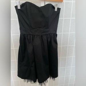Sound & Matter, black, Strapless Dress, Size X-Small.